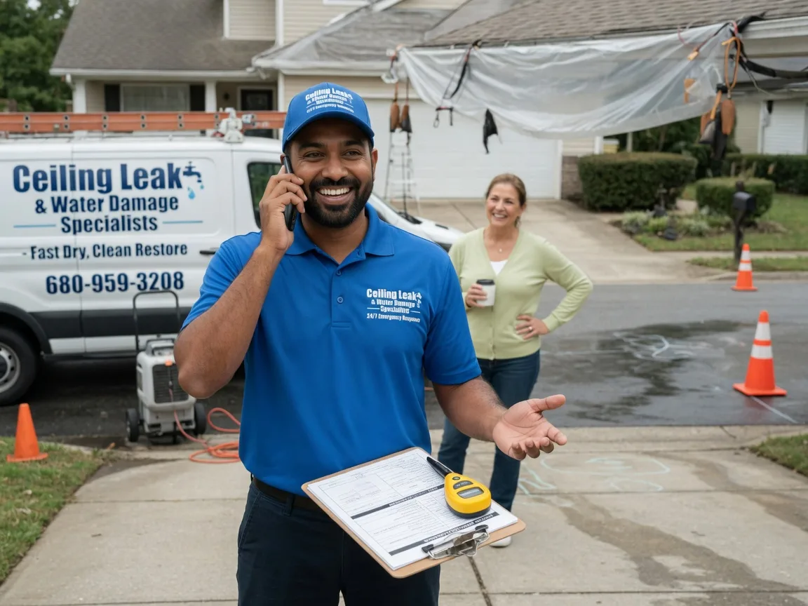 Ceiling Leak Cleanup Bonita, CA FAQs